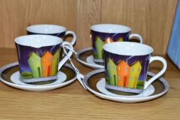SEVEN PIECES OF ROYAL WORCESTER PAUL HORTON TEA WARES, in Light of Love pattern, comprising four
