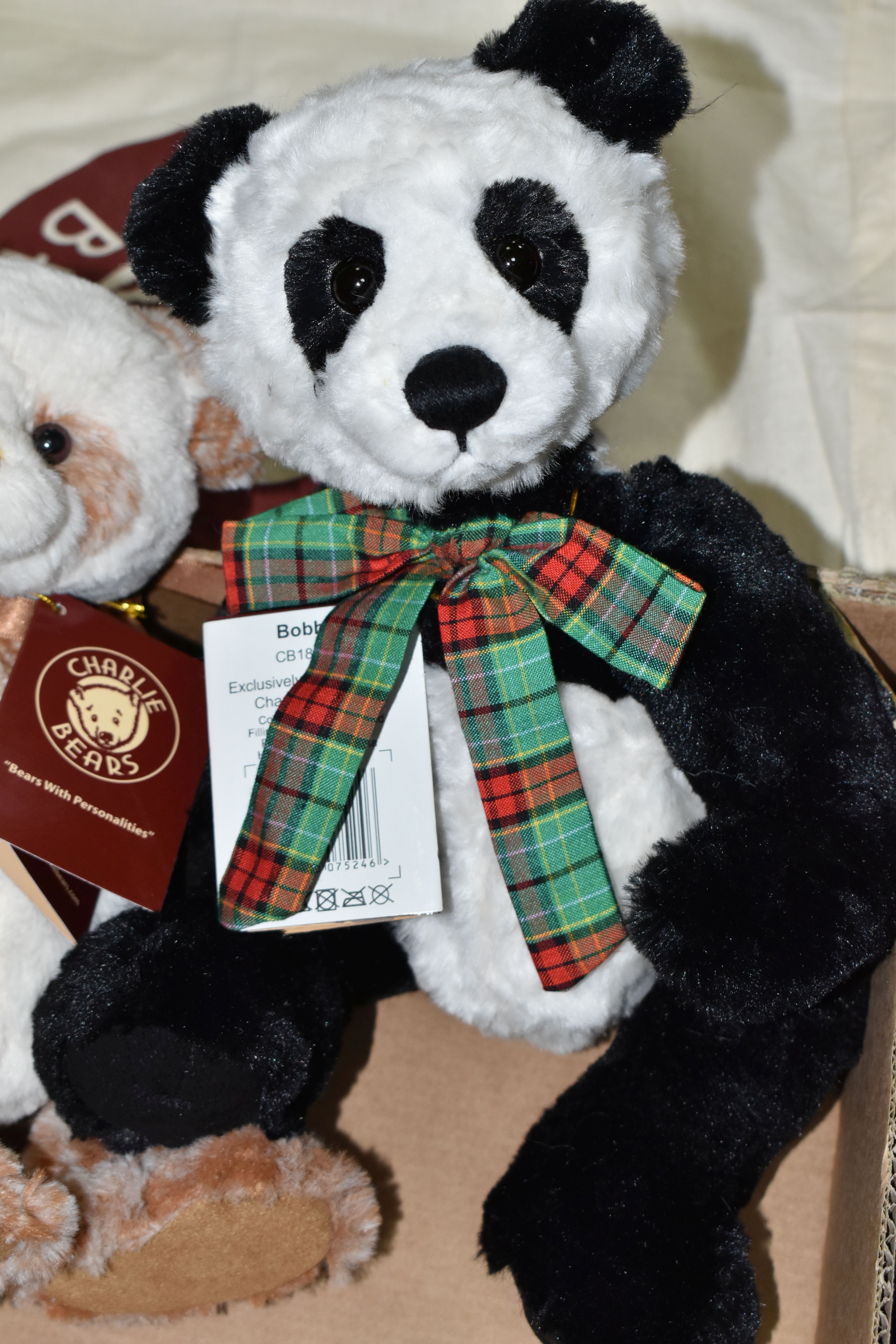 THREE CHARLIE BEARS AND A CHARLIE BEAR BAG, the bears comprising 'Liddy' (CB161648A), 'Jago' ( - Bild 4 aus 4