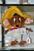 A BOXED STEIFF LIMITED EDITION 'SPEEDY GONZALES', the character with brown mohair and cotton