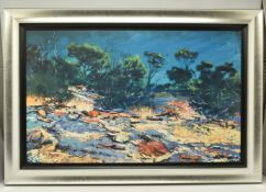 ROLF HARRIS (AUSTRALIA 1930-2023) 'DRY COUNTRY', a signed limited edition print on board,