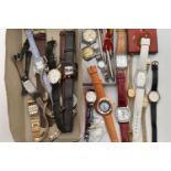 ASSORTED SILVER AND OTHER ITEMS, to include a ladies silver quartz 'Rotary' wristwatch, fitted
