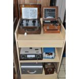 SIX PIECES OF ELECTRONIC EQUIPMENT, to include a WG Pye & Co Ltd portable potentiometer, a KoLectric