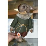 A BOXED STEIFF LIMITED EDITION SCARECROW TEDDY BEAR, no.682681, from the Wizard of Oz 2014 North