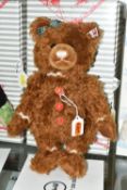 A BOXED STEIFF LIMITED EDITION ' GINGER BREAD TEDDY BEAR', no.006593, limited edition no. 635/