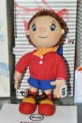 A BOXED STEIFF LIMITED EDITION 'NODDY', the Enid Blyton character with wool felt covering, gold