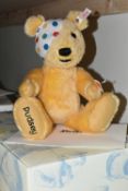 A BOXED STEIFF LIMITED EDITION CHILDREN IN NEED PUDSEY BEAR, no.654398, limited edition no.937/2009,