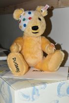 A BOXED STEIFF LIMITED EDITION CHILDREN IN NEED PUDSEY BEAR, no.654398, limited edition no.937/2009,