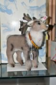 A BOXED STEIFF LIMITED EDITION 'REINDEER', no. 037146, limited edition no.1028/1500, grey brown