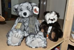 TWO MODERN COLLECTORS BEARS, comprising a limited edition Silver Tag Bear by Suki 'Riley', no.1232/