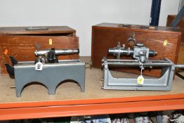 TWO PRECISION OPTICAL MEASURING INSTRUMENTS, comprising a J. Swift & Son model 31287 with a