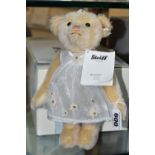 A BOXED STEIFF LIMITED EDITION TEDDY BEAR 'LITTLE STARLET', no.021312, limited edition no.192/