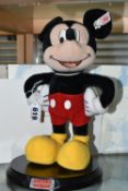 A BOXED STEIFF LIMITED EDITION 'MICKEY MOUSE', a Danbury Mint exclusive, with mohair and cotton '