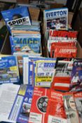FIVE BOXES OF FOOTBALL PROGRAMMES, to include various programmes Macclesfield dating from 1996-2001,