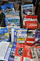 FIVE BOXES OF FOOTBALL PROGRAMMES, to include various programmes Macclesfield dating from 1996-2001,