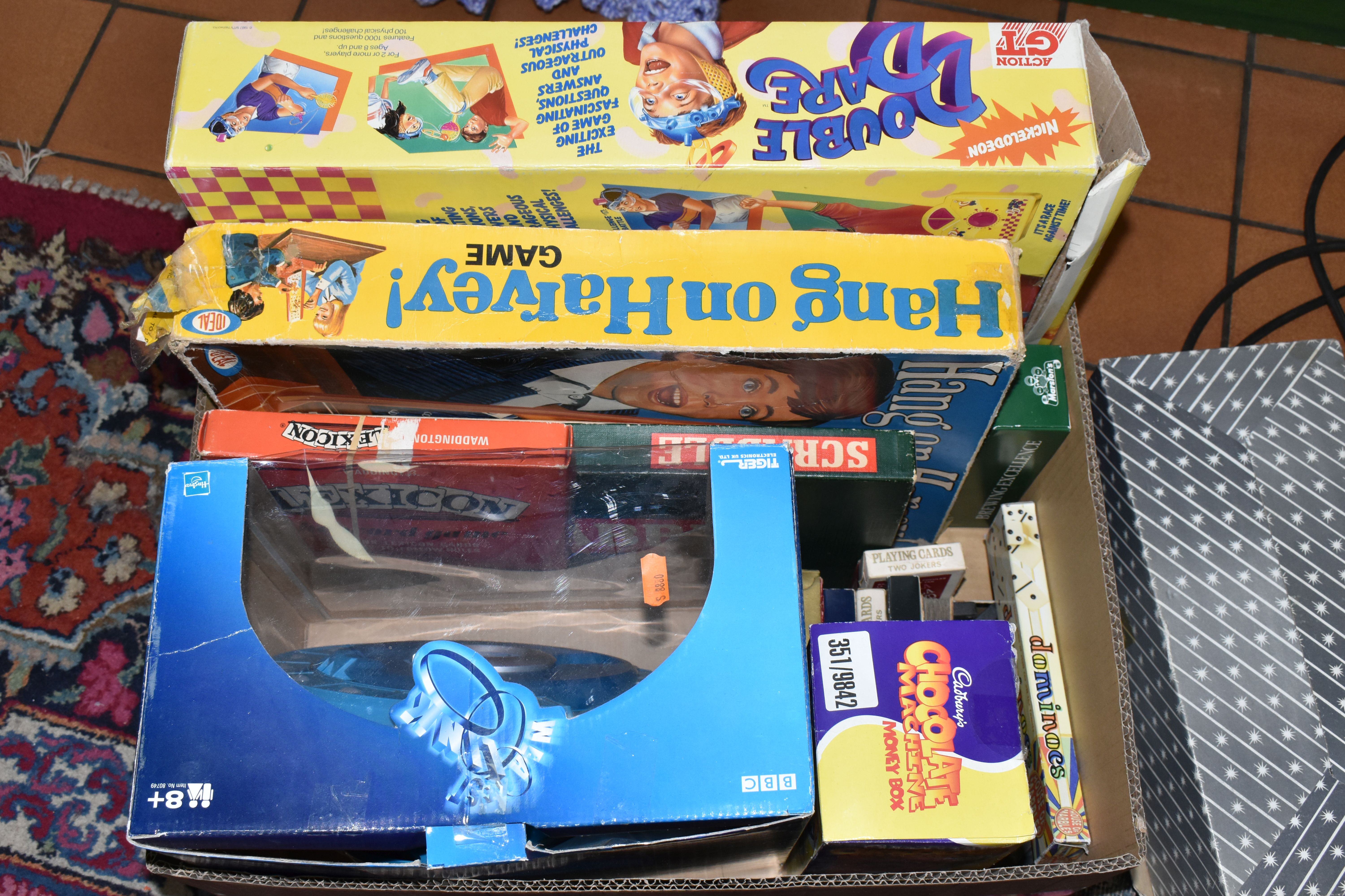 THREE BOXES OF BOARD GAMES AND TOYS, including Suspense, Downfall, Guess Who, Fashion Wheel, - Bild 2 aus 5