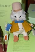 A BOXED STEIFF BEATRIX POTTER LIMITED EDITION 'THE AMIABLE GUINEA-PIG', the character with mohair