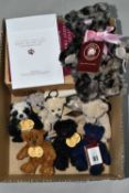 A GROUP OF MINIATURE CHARLIE BEARS, comprising a boxed 'Itsy Bitsy' CB228002BO with certificate,