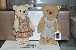 A BOXED STEIFF LIMITED EDITION SIBLING SET NO.703 OF 1,902 PIECES, brother and sister Ben and