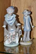 TWO LLADRO CLOWN FIGURES, comprising Surprise no 5901, sculptor Juan Huerta, issued 1992-2010, and