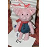 A BOXED STEIFF LIMITED EDITION 'DISNEY CHRISTOPHER ROBIN PIGLET', the Piglet character made from