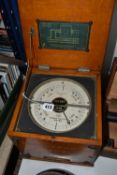 TWO POWER FACTOR METERS, by Everett Edgcumbe of London, comprising a cased 'Rotary' portable power