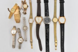 TWELVE LADIES WRISTWATCHES, assorted watches, names to include Rotary, Seiko, Sekonda, Old