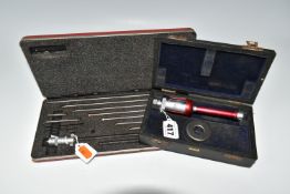 TWO CASED SETS OF TOOLS, one a ball gauge by Bowers Internal Gauge Co Ltd of Bradford, stamped .625,