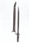 A 1917 US REMINGTON BAYONET, this comes in its scabbard and the blade is clearly marked 1917 and '