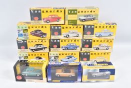 FOURTEEN BOXED 1:43 SCALE DIECAST VANGUARDS TRIUMPH HERALD MODELS, to include a Grey, item no.