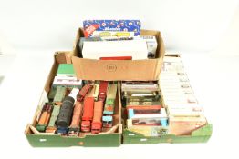 A QUANTITY OF BOXED AND UNBOXED DIECAST LORRY, TRUCK, BUS AND TRAM MODELS, to include boxed