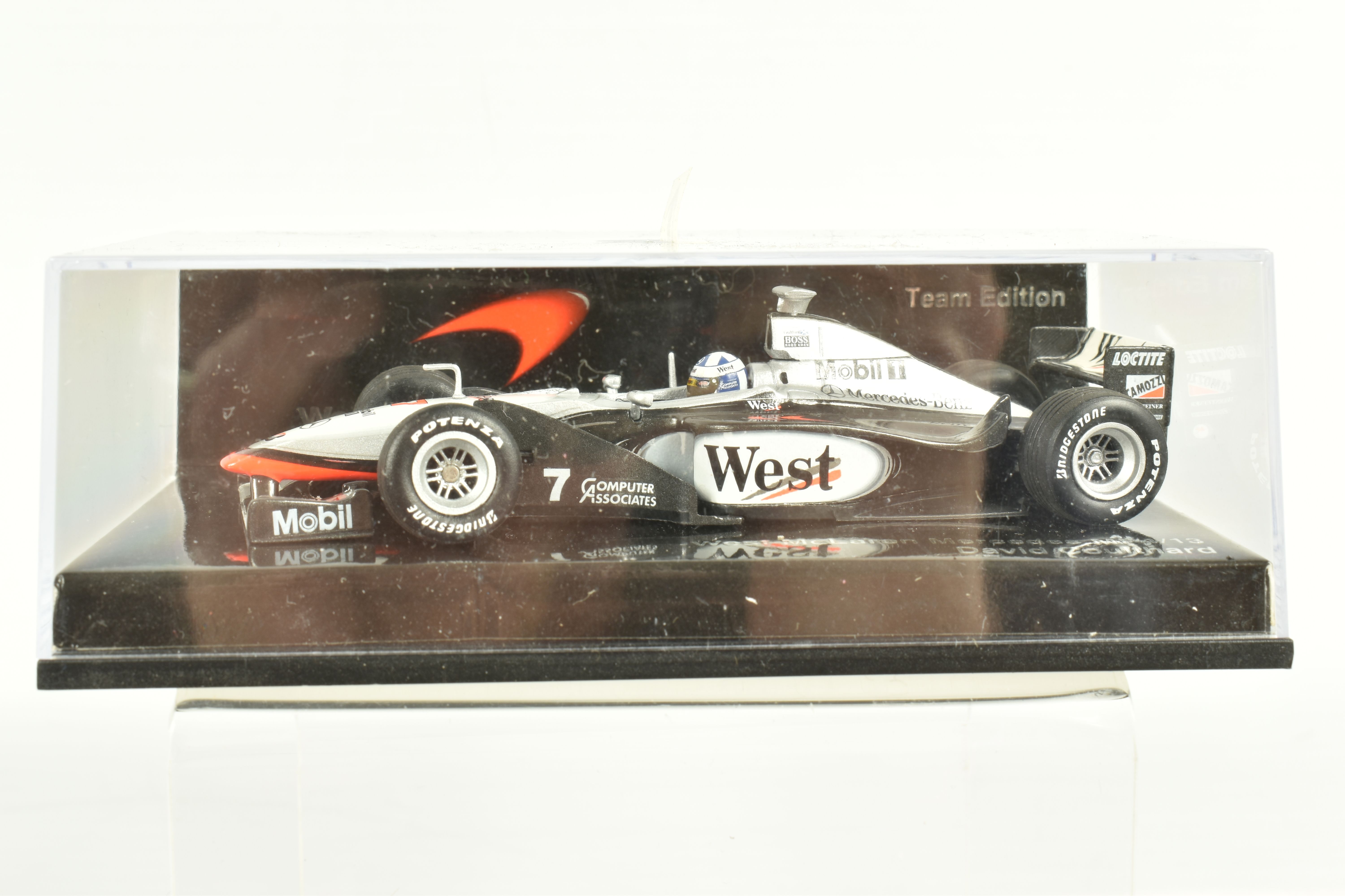 SEVEN MINICHAMP 1.43 SCALE DIECAST MODELS, to include a Williams F1 BMW RW26 JP Montoya, model no. - Image 15 of 16