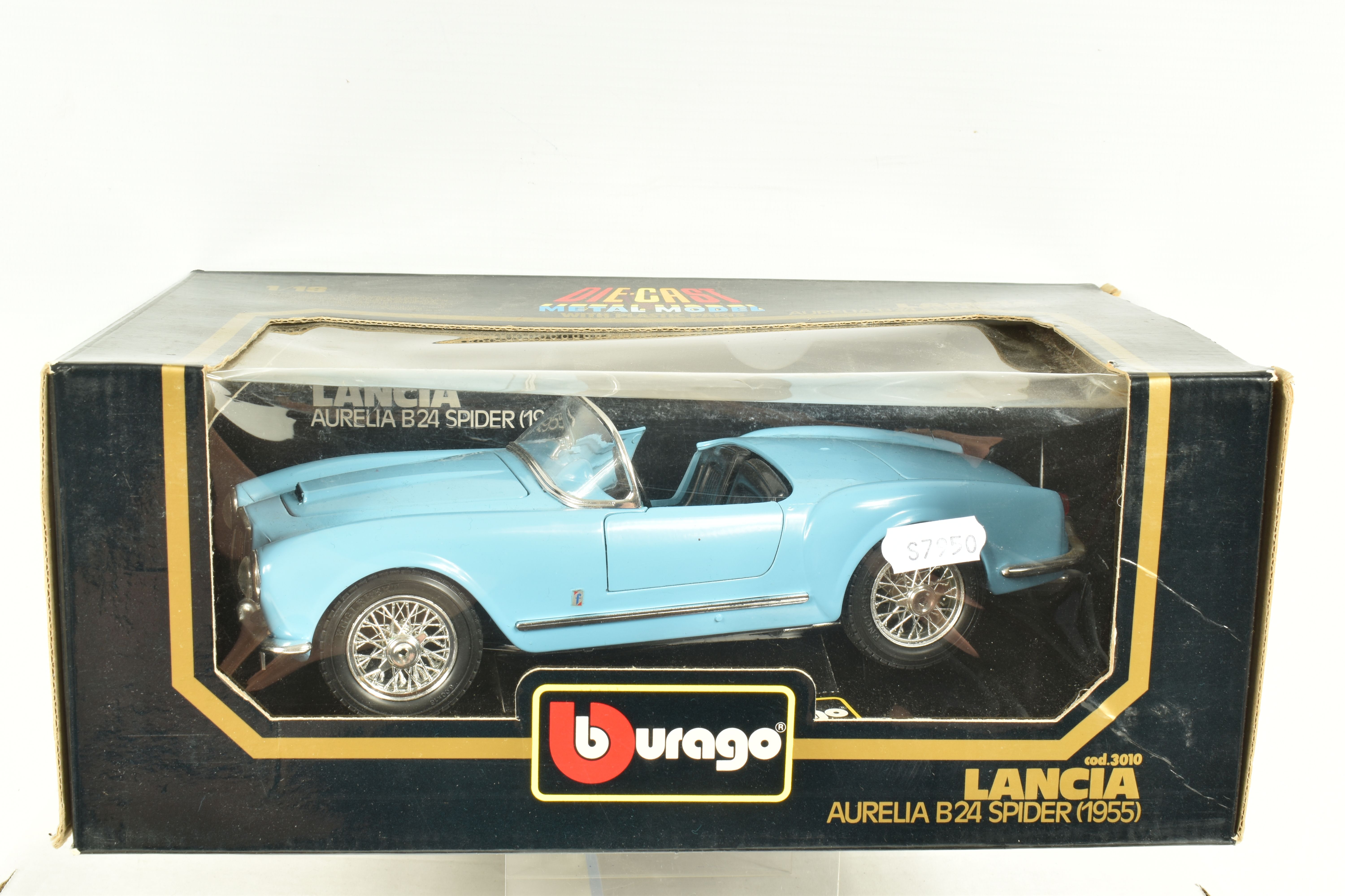 SIXED BOXED METAL DIECAST MODEL CARS, to include a Bburago 1932 Alfa Romeo 2300 Spider 1:18 scale, - Image 4 of 7