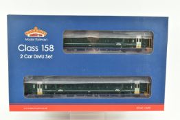 A BOXED OO GAUGE BACHMANN BRANCHLINE TWO CAR PACK, Class 158 DMU no. 158766 in GWR Green (