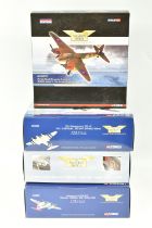 FOUR LIMITED EDITION 1:72 SCALE CORGI AVIATION ARCHIVE DIECAST MODEL AIRCRAFTS, the first is a De