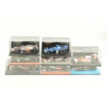 EIGHT MINICHAMP 1.43 SCALE DIECAST MODELS, to include a a Vodafone McLaren Mercedes MP4-27 J