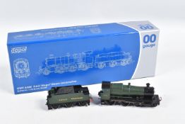 A BOXED DAPOL OO GAUGE CLASS 63XX MOGUL LOCOMOTIVE, No.6336,G.W.R. green livery (4S-043-001),