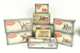 NINE BOXED LIMITED EDITION 1:50 SCALE CORGI VINTAGE GLORY OF STEAM DIECAST MODELS, to include a 1918