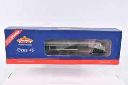 A BOXED OO GAUGE BACHMANN BRANCHLINE MODEL RAILWAYS LOCOMOTIVE, Class 45, no. D27 in BR Green with