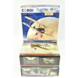 THREE BOXED LIMITED EDITION 1:48 SCALE CORGI AVIATION ARCHIVE DIECAST MODEL AIRCRAFTS, the first a