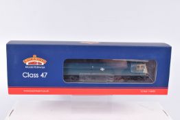 A BOXED OO GAUGE BACHMANN BRANCHLINE MODEL RAILWAYS LOCOMOTIVE, Class 47, no. 47001 in BR Blue,
