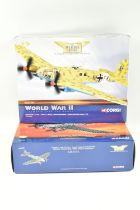 TWO BOXED 1:72 SCALE CORGI AVIATION ARCHIVE COLLECTOR SERIES MODEL MILITARY AIRCRAFTS, to include