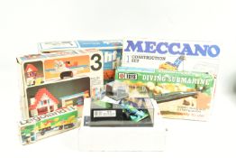 A QUANTITY OF ASSORTED BOXED TOYS, mainly from the 1970's, to include a boxed Meccano No.1
