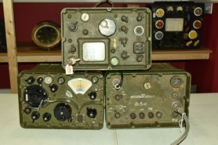 TWO MID CENTURY RECEPTION SETS PORTABLE MILITARY RECEIVERS, the first R209 Mk. 2, ZA 41981 NEW 11/