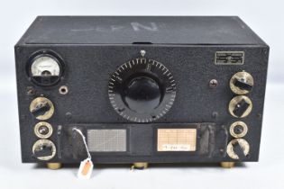 A NATIONAL HIGH FREQUENCY RECEIVER, type HRO 5T, National Company Inc. Malden, Mass, USA, all