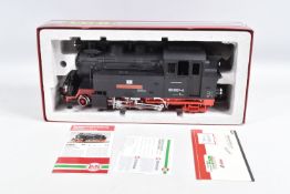 A BOXED LGB G GAUGE CLASS 99 2-6-2T LOCOMOTIVE, 'Tweed Valley' No.6001-4 in D.R. black livery (