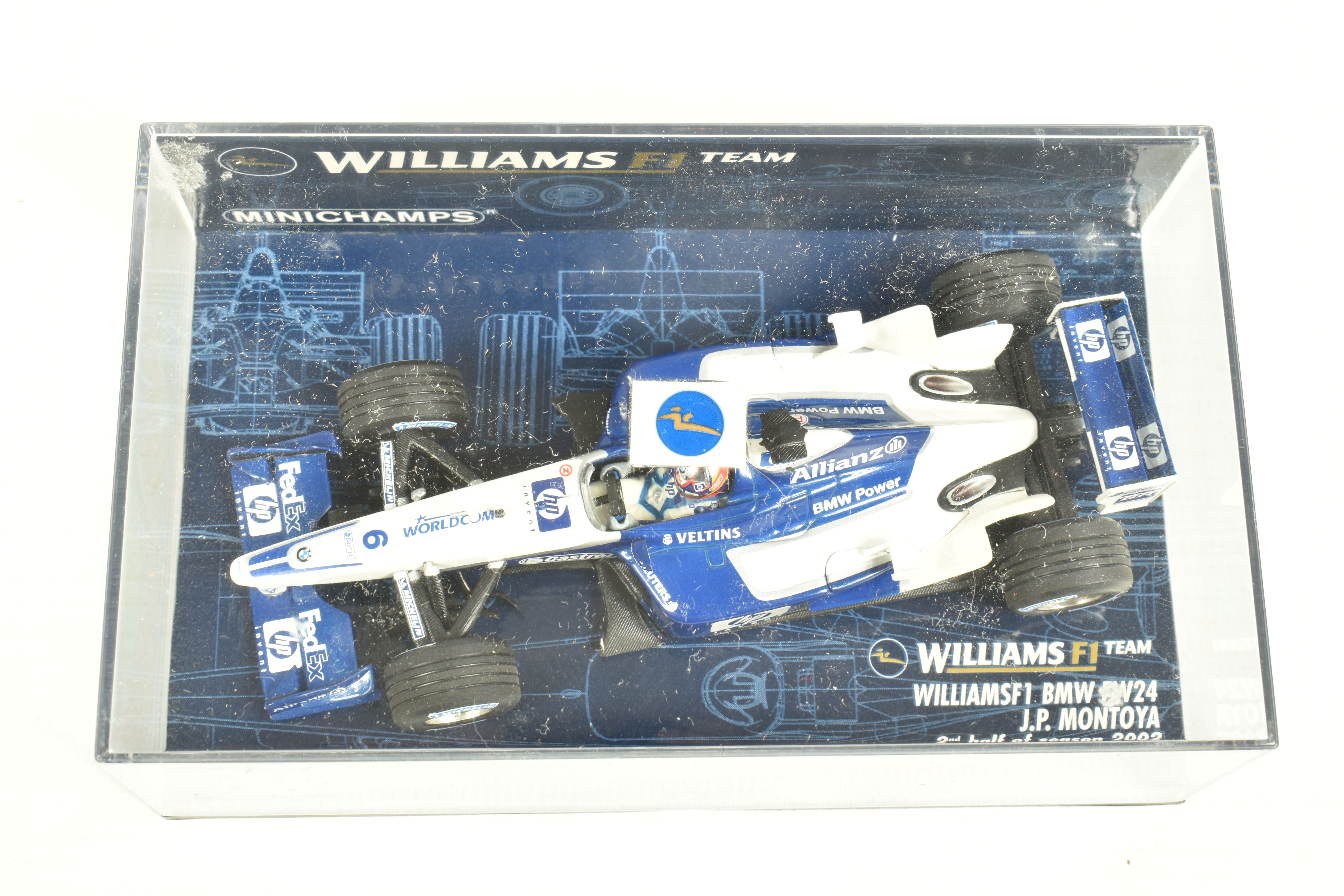 SEVEN MINICHAMP 1.43 SCALE DIECAST MODELS, to include a Williams F1 BMW RW26 JP Montoya, model no. - Image 6 of 16