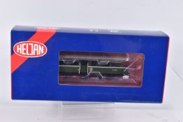 A BOXED OO GAUGE HELJAN MODEL RAILWAY RAILCAR, no. W79977 in BR dark green livery with small
