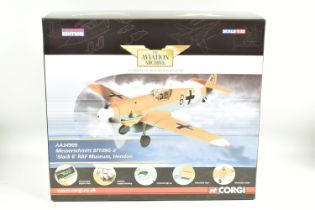 A 1:32 SCALE CORGI AVIATION ARCHIVE AIRCRAFT DETAILED DIECAST MODEL, Messerschmitt Bf109G-2 'Black