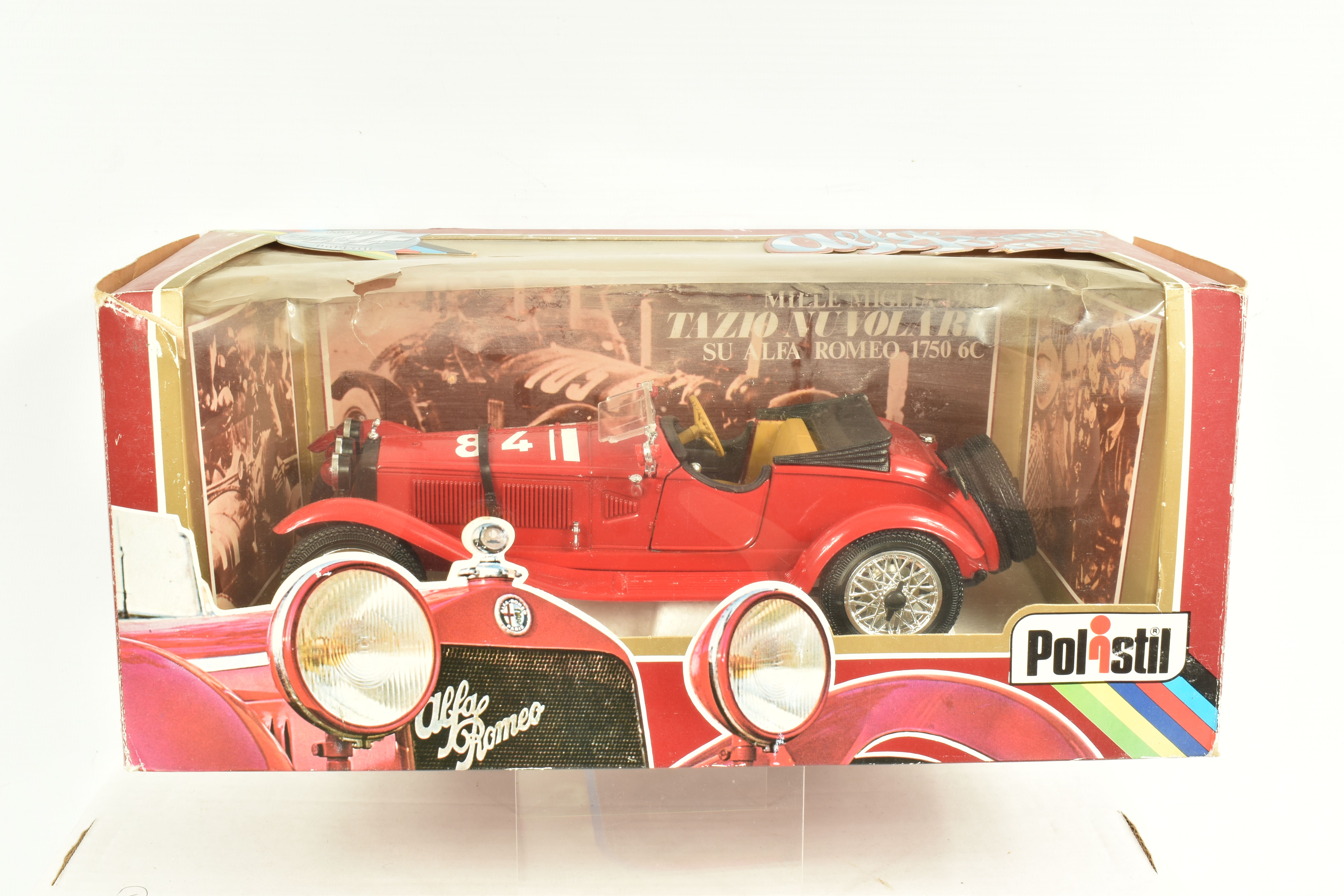 SIXED BOXED METAL DIECAST MODEL CARS, to include a Bburago 1932 Alfa Romeo 2300 Spider 1:18 scale, - Image 2 of 7