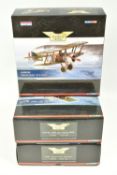 THREE BOXED LIMITED EDITION 1:48 SCALE CORGI AVIATION ARCHIVE DIECAST MODEL AIRCRAFTS, the first
